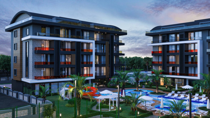 Новый жилой комплекс на стадии строительства  в престижном районе Оба - Ракурс 15