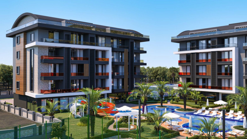 Новый жилой комплекс на стадии строительства  в престижном районе Оба - Ракурс 16