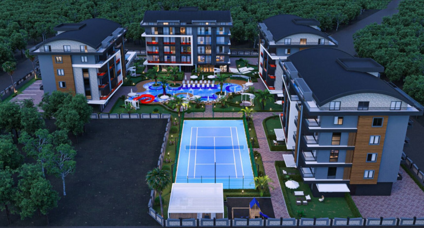 Новый жилой комплекс на стадии строительства  в престижном районе Оба - Ракурс 24