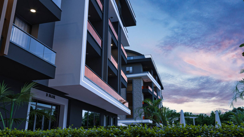 Новый жилой комплекс на стадии строительства  в престижном районе Оба - Ракурс 25