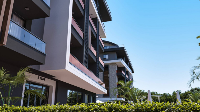 Новый жилой комплекс на стадии строительства  в престижном районе Оба - Ракурс 26