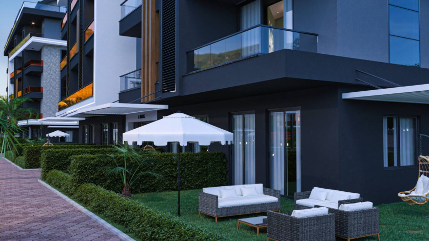 Новый жилой комплекс на стадии строительства  в престижном районе Оба - Ракурс 31