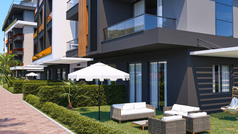 Новый жилой комплекс на стадии строительства  в престижном районе Оба - Ракурс 32