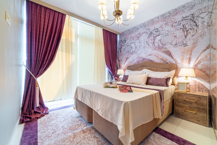 Просторные апартаменты 1+1 с роскошным дизайном мебелью в Кестель, 70м2 - Ракурс 9