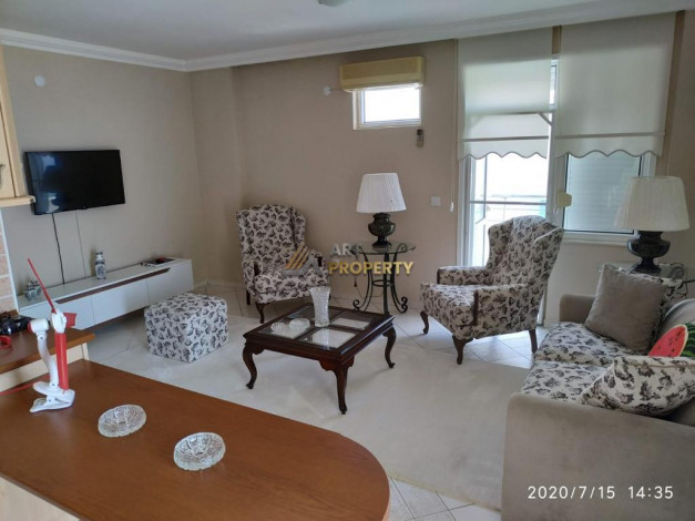 Меблированная квартира 2+1, 100м2 с видом на море в районе Махмутлар - Ракурс 5