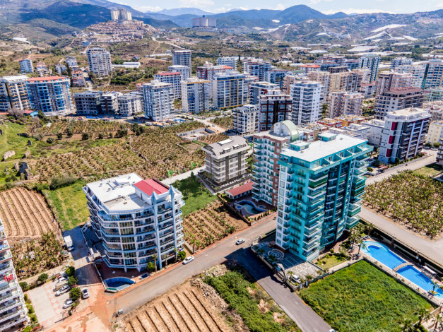 Квартира 1+1 в Махмутларе на завершающем этапе строительства по цене ниже застройщика, 56 м2 - Ракурс 8