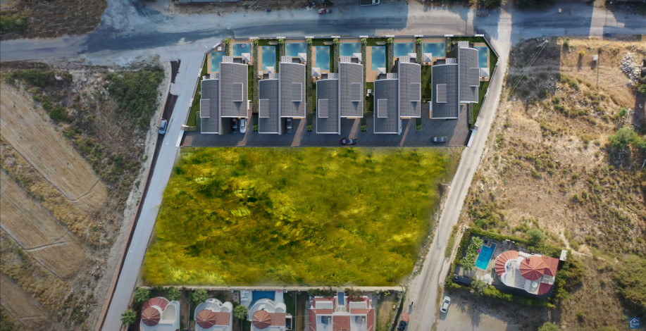 Проект вилл на стадии строительства 4+1, 220м2 в районе Авсаллар - Ракурс 24