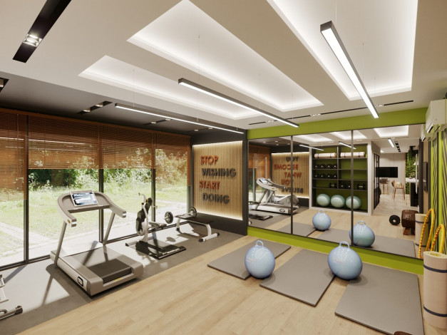 Квартира планировки 1+1, 50м2 в комплексе на стадии строительства, район Авсаллар - Ракурс 17