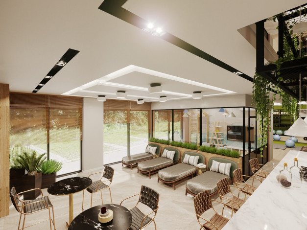 Квартира планировки 1+1, 50м2 в комплексе на стадии строительства, район Авсаллар - Ракурс 21