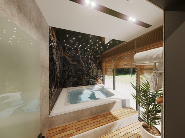 Квартира планировки 1+1, 50м2 в комплексе на стадии строительства, район Авсаллар - Ракурс 22