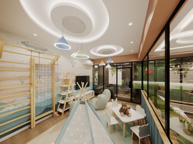 Квартира планировки 1+1, 50м2 в комплексе на стадии строительства, район Авсаллар - Ракурс 25