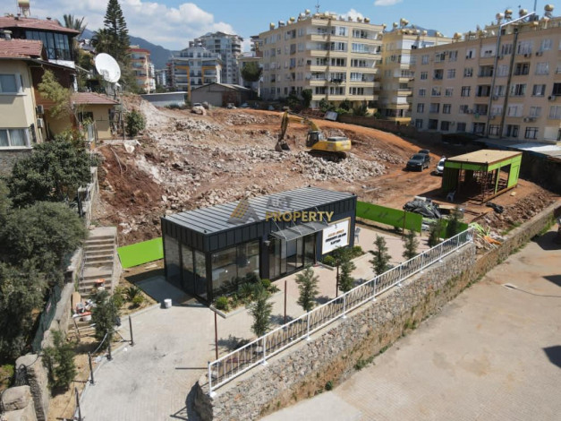 Апартаменты 1+1, 55м2 в комплексе на стадии строительства, район Тосмур - Ракурс 4