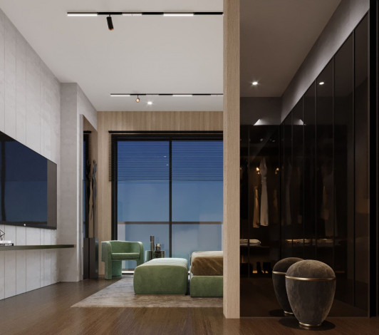 Апартаменты 1+1, 55м2 в комплексе на стадии строительства, район Тосмур - Ракурс 23