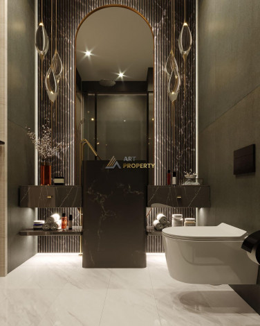 Апартаменты 1+1, 55м2 в комплексе на стадии строительства, район Тосмур - Ракурс 24