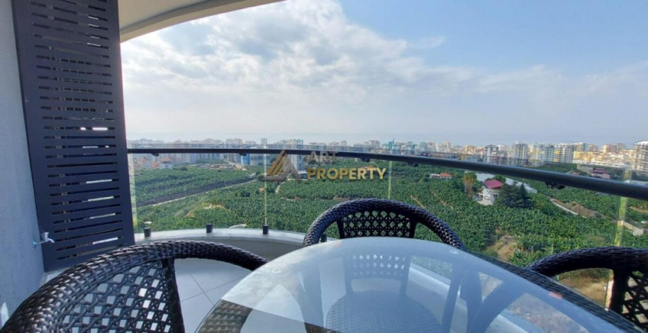 Новая квартира планировки 1+1, 65м2 с видом на море, районе Махмутлар - Ракурс 4