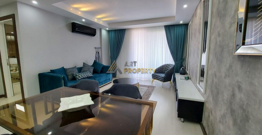 Новая квартира планировки 1+1, 65м2 с видом на море, районе Махмутлар - Ракурс 16