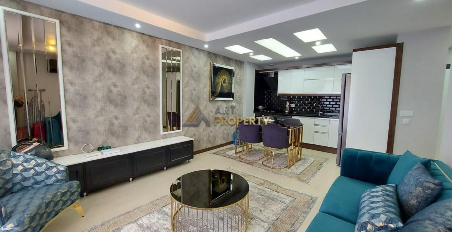 Новая квартира планировки 1+1, 65м2 с видом на море, районе Махмутлар - Ракурс 18