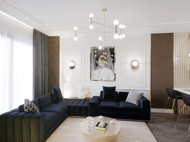 Новый проект с квартирами планировок 1+1, 2+1, 3+1 в районе Оба - Ракурс 4