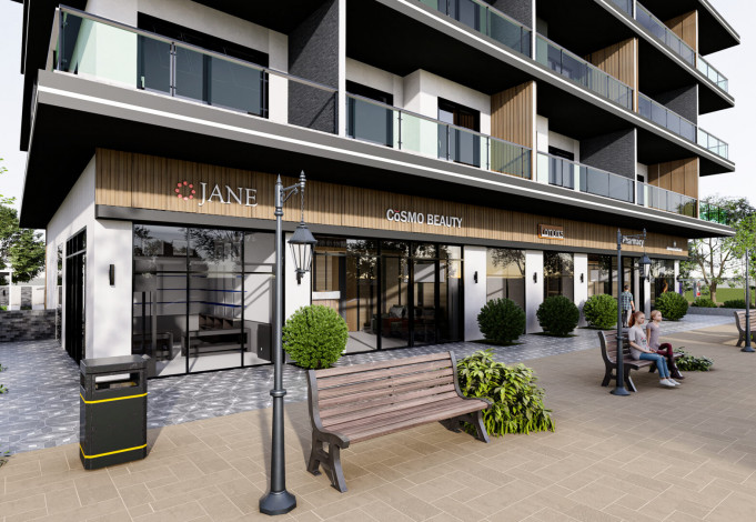 Новый проект с квартирами планировок 1+1, 2+1, 3+1 в районе Оба - Ракурс 7