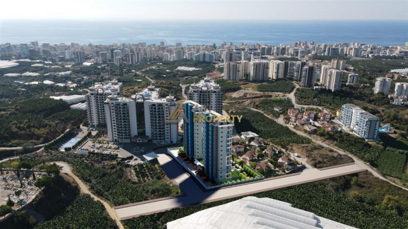 Квартира планировки 1+1, 52м2 в комплексе на стадии строительства, Махмутлар - Ракурс 35