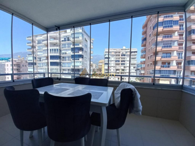 Апартаменты планировки 2+1, 90м2 в шаговой доступности от моря, Махмутлар - Ракурс 12