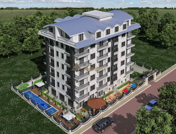 Двухкомнатная квартира в новом доме в районе Махмутлар, 55 м2 - Ракурс 3