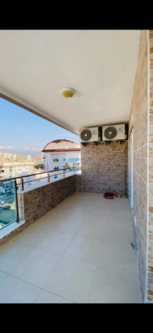 Пентхаус планировки 3+1, 200м2 с видом на море и на горы, Махмутлар - Ракурс 12