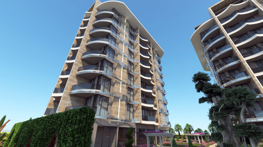 Новый проект от ведущего застройщика города Аланья, район Тосмур - Ракурс 3