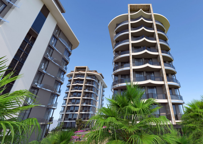 Новый проект от ведущего застройщика города Аланья, район Тосмур - Ракурс 4