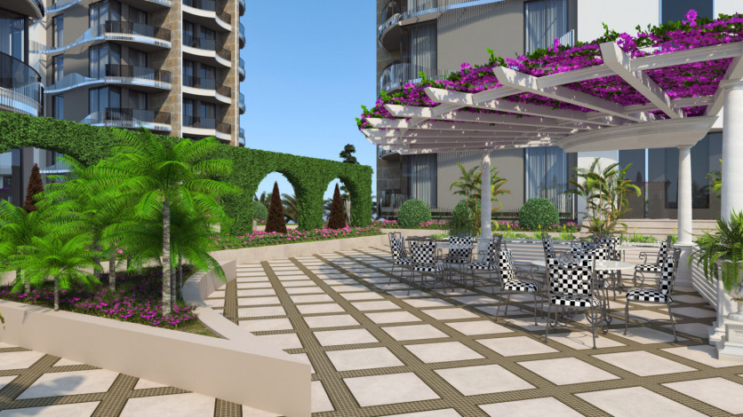 Новый проект от ведущего застройщика города Аланья, район Тосмур - Ракурс 12