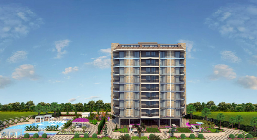 Новый проект от ведущего застройщика города Аланья, район Тосмур - Ракурс 13