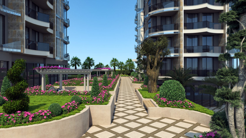 Новый проект от ведущего застройщика города Аланья, район Тосмур - Ракурс 18