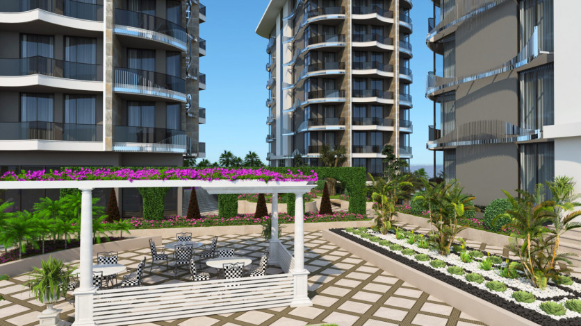 Новый проект от ведущего застройщика города Аланья, район Тосмур - Ракурс 24