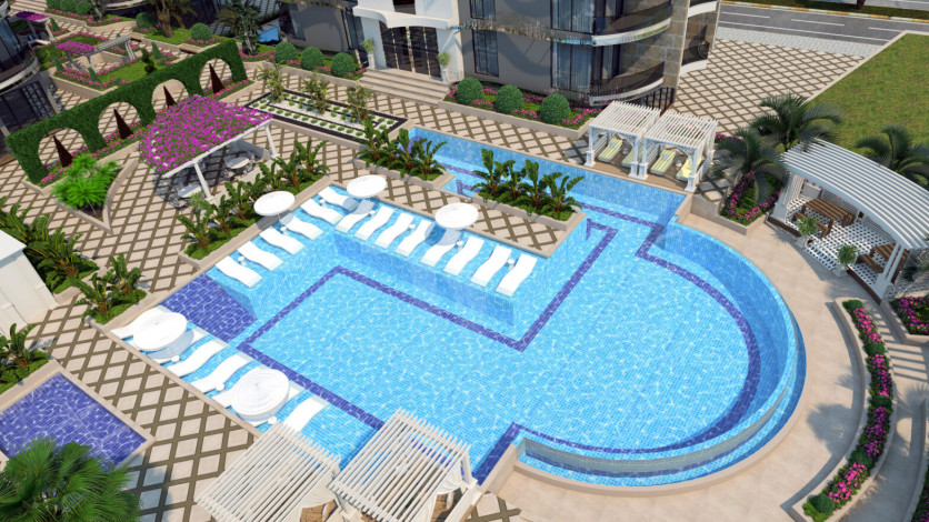 Новый проект от ведущего застройщика города Аланья, район Тосмур - Ракурс 25