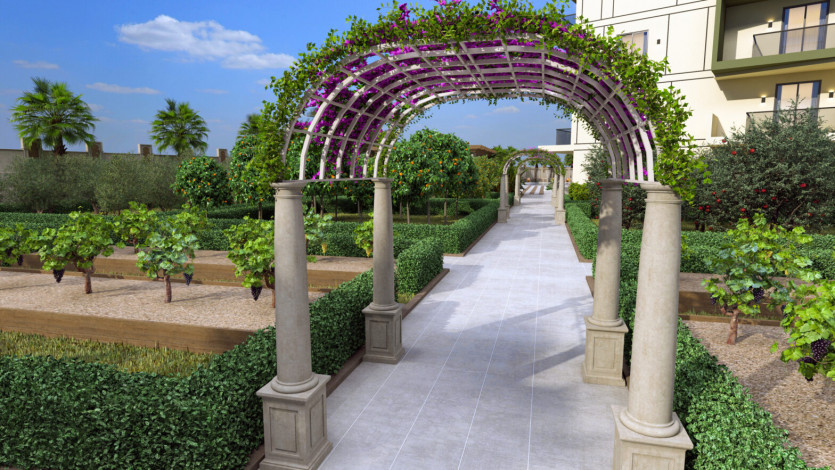 Роскошный проект в районе Демирташ от топового аланийского застройщика - Ракурс 3