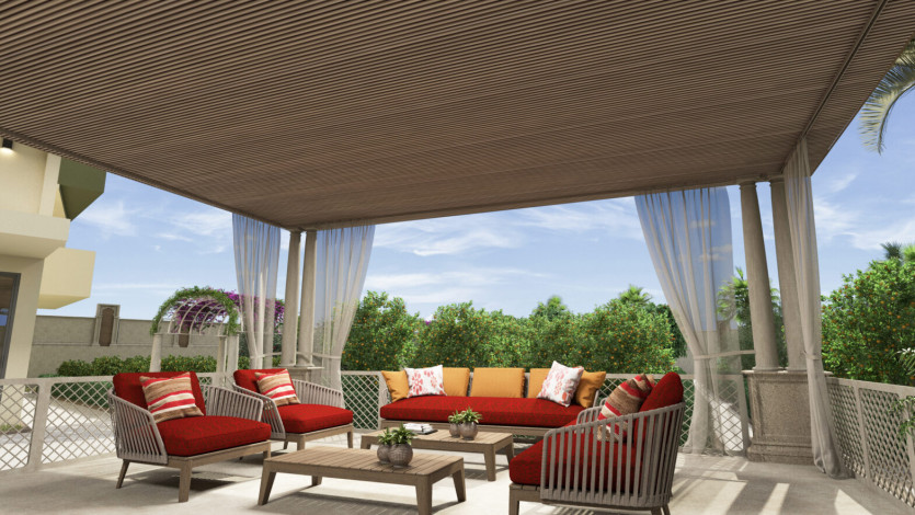 Роскошный проект в районе Демирташ от топового аланийского застройщика - Ракурс 4