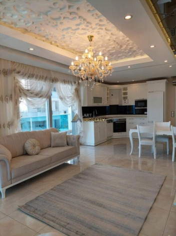 Роскошная квартира планировки 2+1 с видом на море, район Махмутлар - Ракурс 5