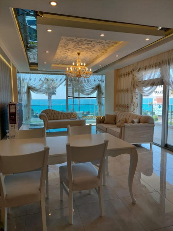 Роскошная квартира планировки 2+1 с видом на море, район Махмутлар - Ракурс 12