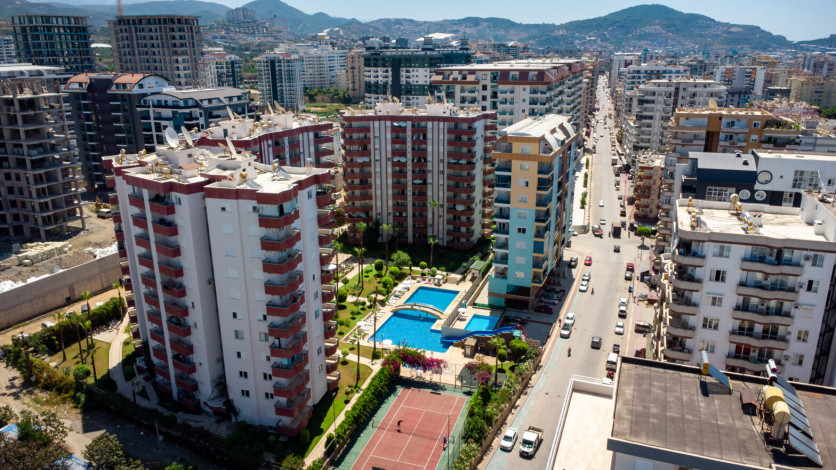 Квартира планировки 2+1, 90м2 с видом на море, районе Махмутлар - Ракурс 9