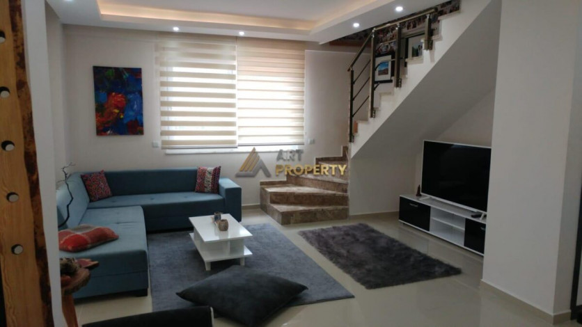 Меблированный садовый дуплекс планировки 2+1 у горной реки Дымчай - Ракурс 2