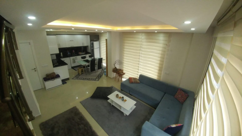 Меблированный садовый дуплекс планировки 2+1 у горной реки Дымчай - Ракурс 8