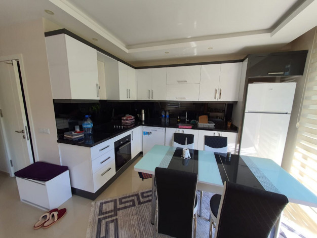 Меблированный садовый дуплекс планировки 2+1 у горной реки Дымчай - Ракурс 16