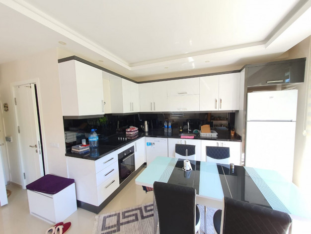 Меблированный садовый дуплекс планировки 2+1 у горной реки Дымчай - Ракурс 23