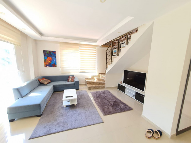 Меблированный садовый дуплекс планировки 2+1 у горной реки Дымчай - Ракурс 32