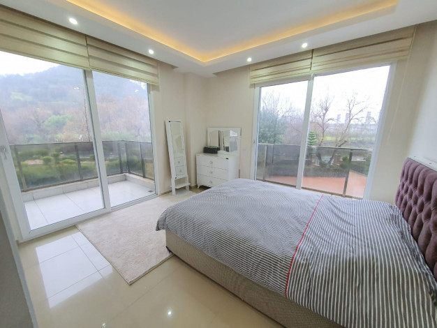 Меблированный садовый дуплекс планировки 2+1 у горной реки Дымчай - Ракурс 38