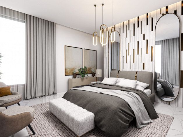 Новый проект вилл 3+1, 150м2 в районе Инжекум, Аланья - Ракурс 12