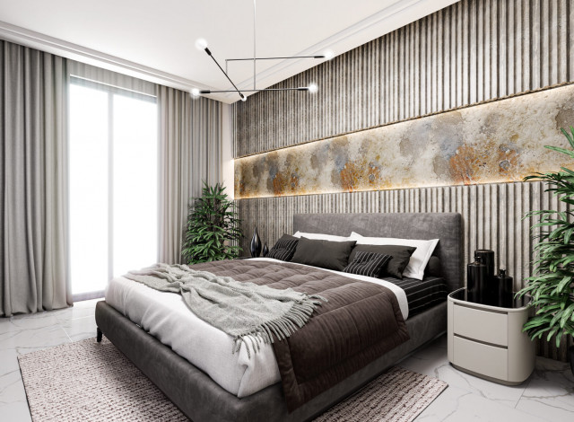 Новый проект вилл 3+1, 150м2 в районе Инжекум, Аланья - Ракурс 18