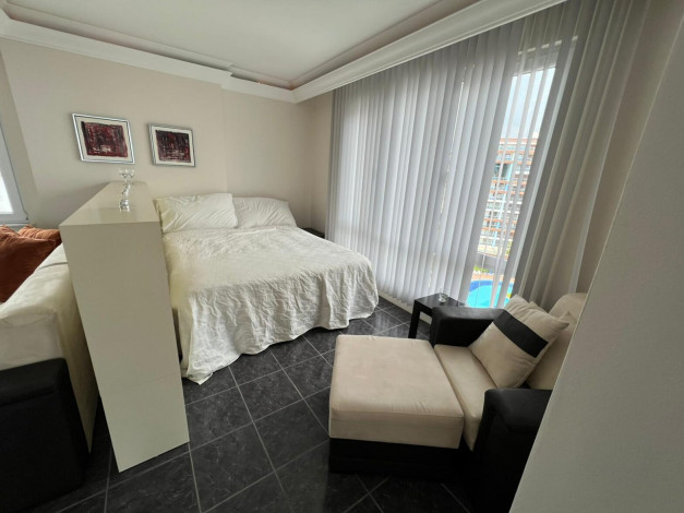 Меблированная квартира планировки 1+1 с видом на море, район Джикджилли - Ракурс 23