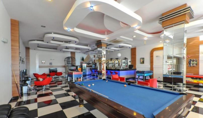 Меблированная квартира планировки 1+1, 70м2 в комплексе с инфраструктурой отеля 5*, Оба - Ракурс 19