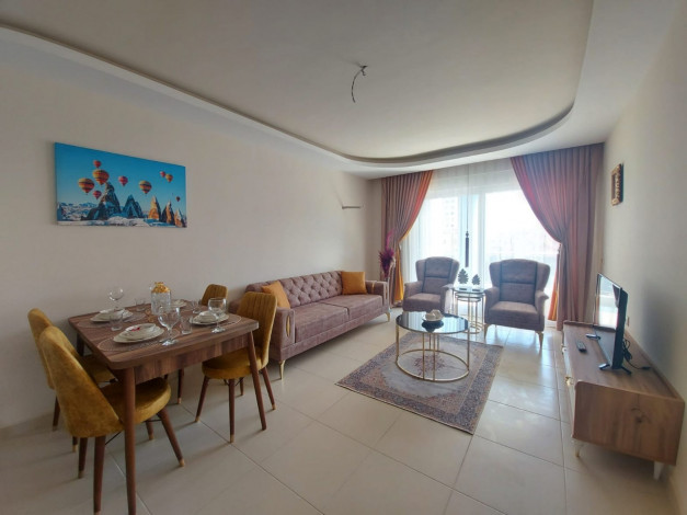 Квартира 1+1 с мебелью  и комплектом бытовой техники в районе  Махмутлар Алания, 68 м2 - Ракурс 10